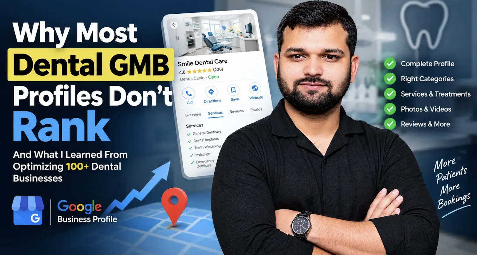 Why Most Dental GMB Profiles Don't Rank And What I Learned From Optimizing 100+ Dental Businesses 1 Why Most Dental GMB Profiles Don't Rank And What I Learned From Optimizing 100+ Dental Businesses