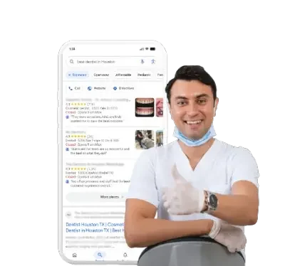 synisra dental seo company results screen shoot